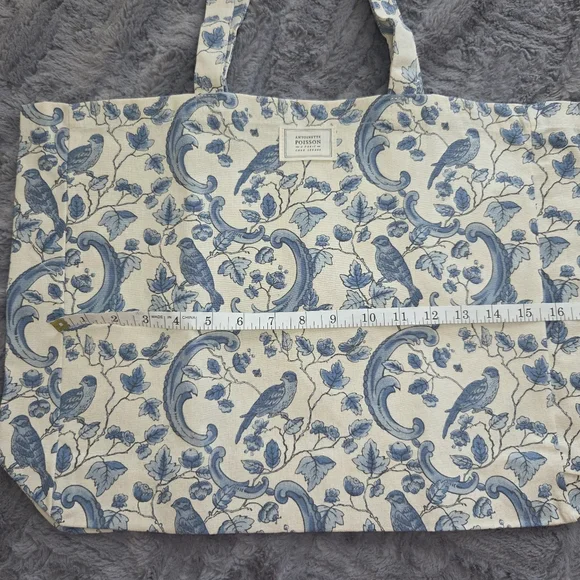 Sezane Antoinette Poisson Tote Bag NEW - Picture 3 of 8
